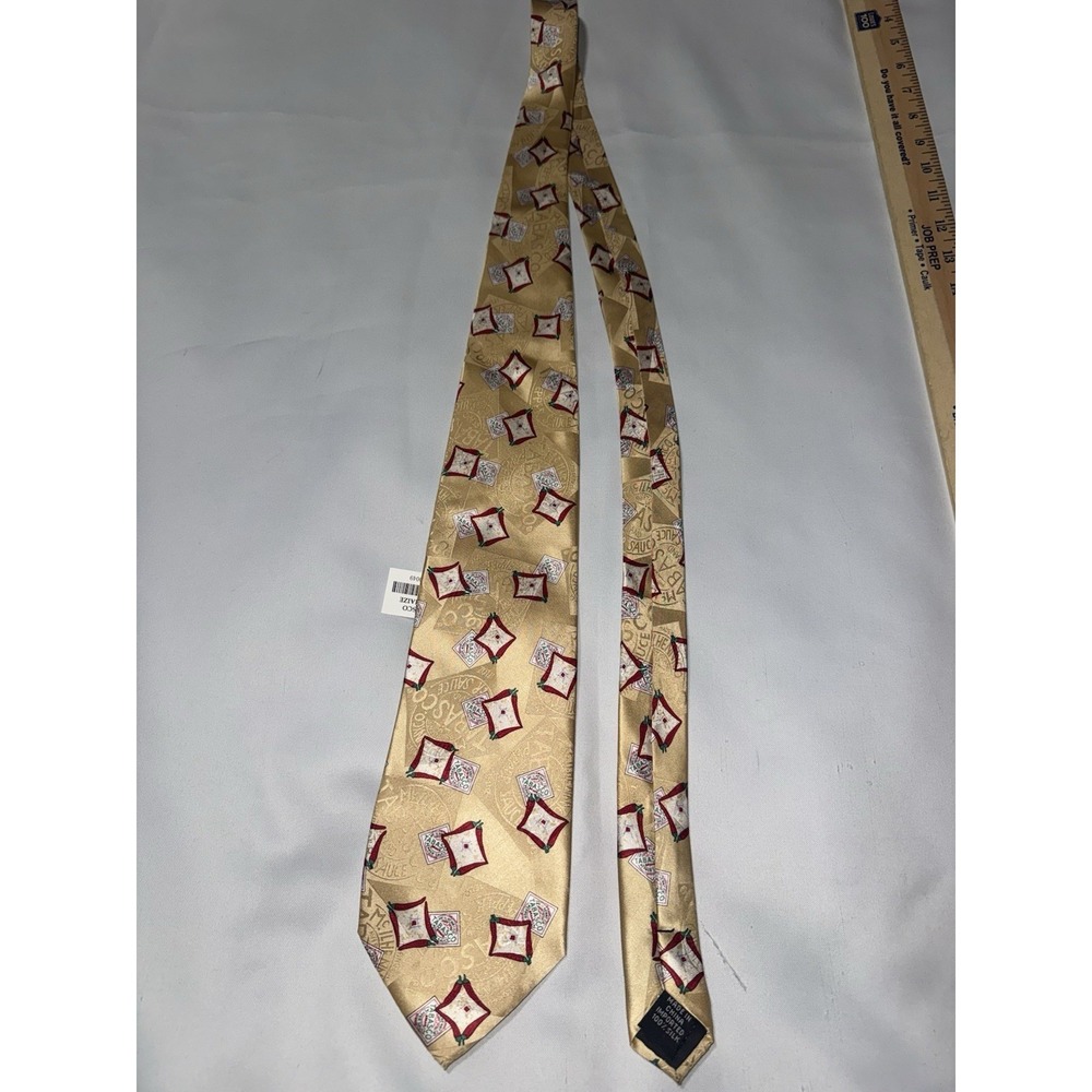 Stainproof Tabasco Neckwear Tie  , Gold , Tabasco Sauce Advertisement